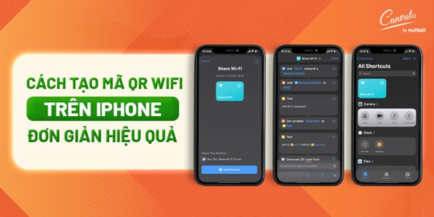 Quy trình 6 bước cách tạo mã qr wifi trên iphone đơn giản hiệu quả!