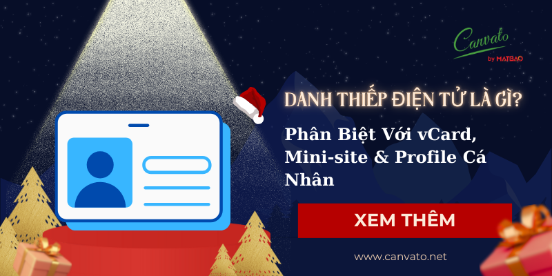 Danh Thiếp Điện Tử Là Gì? Phân Biệt Với vCard, Mini-site & Profile Cá Nhân